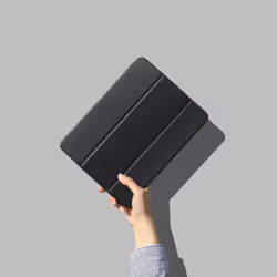 eSTUFF SEATTLE Pencil Case for iPad 9.7 2018/2017 - Grey PU leather - Additional view 7