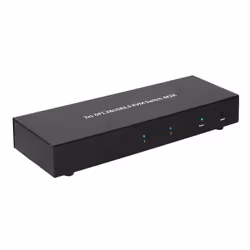 The 4K Displayport & USB 2 x 1 way KVM Switch allows you to share an HDTV or display. USB keyboard & mouse with audio ...
