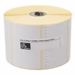 Direct thermal smooth paper label with a permanent acrylic adhesive. Good adhesion to a wide variety of surfaces.. Adhesive c ...