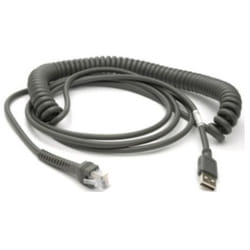 Zebra CBA-U29-C15ZBR USB cable 4.57 m USB 2.0 USB A Black