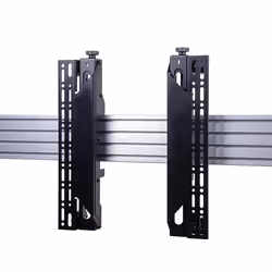 B-Tech SYSTEM X - VESA 400 Flat Screen Interface Arms with Micro-Adjustment for BT8390 (Pair), Flat panel mount arm, Black, 7 ...