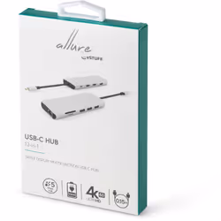 eSTUFF ES623009 interface hub USB 3.2 Gen 1 (3.1 Gen 1) Type-C 5000 Mbit/s Grey - Additional view 5