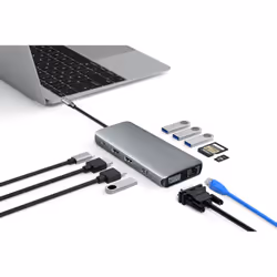 eSTUFF ES623009 interface hub USB 3.2 Gen 1 (3.1 Gen 1) Type-C 5000 Mbit/s Grey - Additional view 6