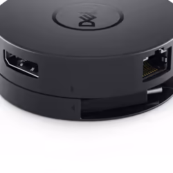 DELL DA300 Wired USB 3.2 Gen 2 (3.1 Gen 2) Type-C Black - Additional view 5