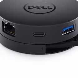 DELL DA300 Wired USB 3.2 Gen 2 (3.1 Gen 2) Type-C Black - Additional view 6