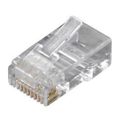 Black Box RJ-45. 100-Pack wire connector RJ45 Transparent