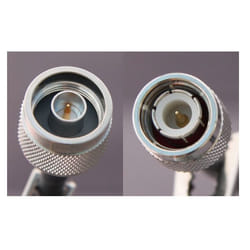 DMT 25m N-Male/FF400/TNC-Male coaxial cable FF400/TNC Black