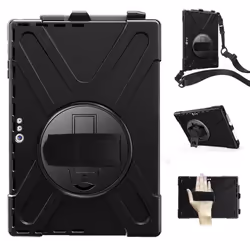 eSTUFF AUSTIN Defender Case for Microsoft Surface Pro 7+/7/6/5/4 - Black - Additional view 4