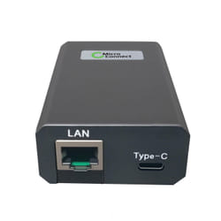 Microconnect POEINJ-60W-USBC PoE adapter Gigabit Ethernet