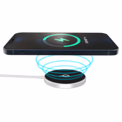 eSTUFF ES638100 mobile device charger Smartphone Aluminium AC Wireless charging Fast charging Indoor