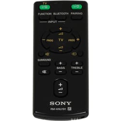Sony RM-ANU191 remote control Wired Press buttons