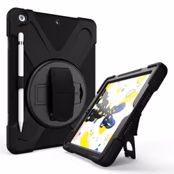 eSTUFF CHICAGO Full Body Defender Case for iPad 10.2 - Black - Additional view 4