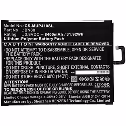 CoreParts MBXTAB-BA143, Lithium-Ion (Li-Ion), 3.8 V, 31.92 Wh, 1 pc(s), 166 mm, 2.9 mm