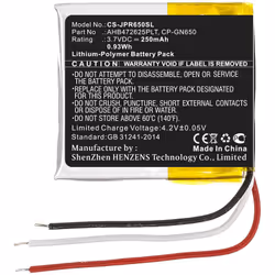 CoreParts MBXWHS-BA133, Battery, 50 g