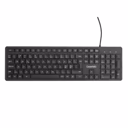 eSTUFF GLB211102, Full-size (100%), Wired, USB, Membrane, QWERTY, Black