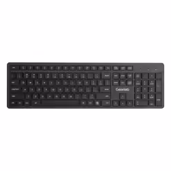 eSTUFF GLB212202, Full-size (100%), Wireless, USB, Membrane, QWERTY, Black