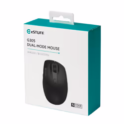 eSTUFF GLB214002 mouse Office Right-hand RF Wireless + Bluetooth IR LED 1800 DPI - Additional view 4