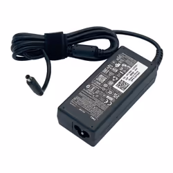 DELL AC Adapter 19.5V 3.34A 65W (4.5mmx3.0mm) includes power cable
