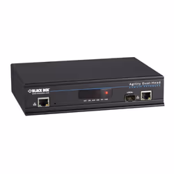 The Agility IP-Based KVM Extension system transmits DVI video. USB. and audio signals via an Ethernet local area network (LAN ...