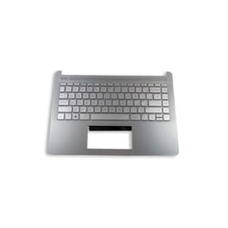 UK Silver keyboard and palmrest - HP 14S-DQ1020NA