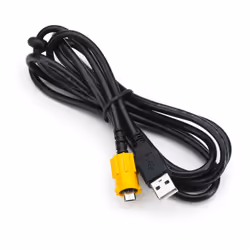 Prevents USB cable breakage via hard plastic twist lock.
