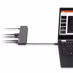 Lenovo USB-C Mini Dock Wired USB 3.2 Gen 1 (3.1 Gen 1) Type-C Grey - Additional view 4