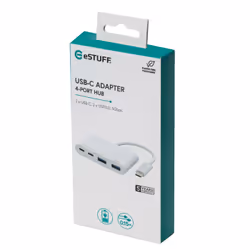 eSTUFF USB-C to 2 x USB 3.0 & 2 x USB-C 3.1 - Additional view 4