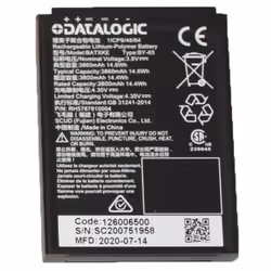 Datalogic 94ACC0311, Adapter, Datalogic, Memor K, Black, 3800 mAh, 1 pc(s)