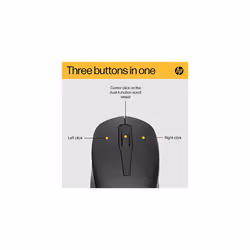 150 Wireless Mouse, 1600 DPI Optical Mouse Sensor, 2.4GHz Wireless USB Receiver Included, Ambidextrous Design, 3 Buttons, Scroll Wheel, Up to 10 Month - Additional view 6