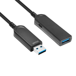 Microconnect MC-USB3.0AAF20AOP USB cable USB 3.2 Gen 2 (3.1 Gen 2) 20 m USB A Black