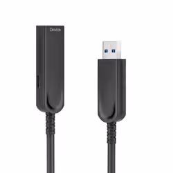 Microconnect MC-USB3.0AAF25AOP USB cable USB 3.2 Gen 2 (3.1 Gen 2) 25 m USB A Black