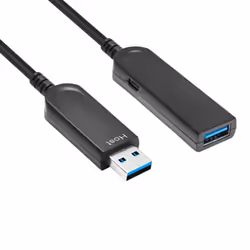 Microconnect MC-USB3.0AAF30AOP, 30 m, USB A, USB A, USB 3.2 Gen 2 (3.1 Gen 2), 10 Gbit/s, Black