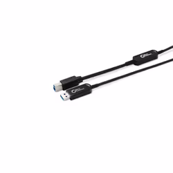 Microconnect MC-USB3.0AB25OP, 25 m, USB A, USB B, USB 3.2 Gen 2 (3.1 Gen 2), 10 Gbit/s, Black