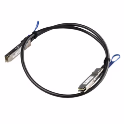 A 100 Gbps QSFP28 direct attach cable. 1m long. Enables easy direct connectivity between two 100 Gigabit devices. Fairly flex ...