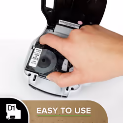 DYMO D1 Durable - Black on White - 19mm