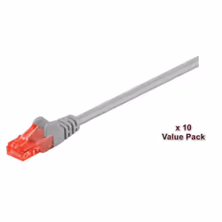 Microconnect V-UTP602VP, 2 m, Cat6, U/UTP (UTP), Grey
