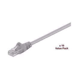 Microconnect V-UTP502VP, 2 m, Cat5e, U/UTP (UTP), Grey