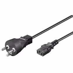 Microconnect PE120430R, 3 m, C13 coupler, H05VV-F3G, 100 - 240 V, 10 A
