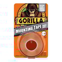 GORILLA GLUE 3044101 1.5 m Heavy Duty Double Sided Mounting Tape - Clear