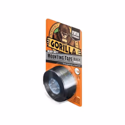 Gorilla Heavy Duty Mounting Tape Black 25.4mm x 1.5m