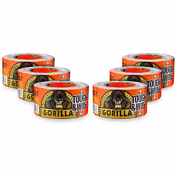 Gorilla Tape Duct Tape Tough & Wide Black 73mm x 27m (Pack of 6)