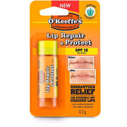 O'keeffe's Spf15 Lip Balm Repair And Protect - Ski / Sun, 4.2 G