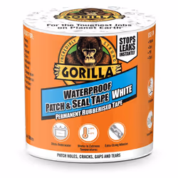 Gorilla Waterproof Patch & Seal Tape White 100mm x 3m