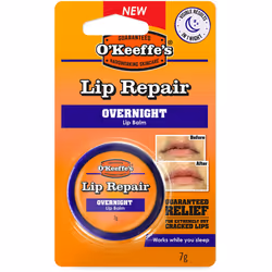 Lip Repair Lip Balm Unscented 4.2g & Lip Repair Overnight 7g (Twin Pack)