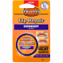 O'Keeffe's Lip Repair SPF 15 Lip Balm 4.2g & Lip Repair Overnight 7g (Twin Pack)