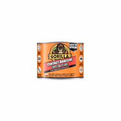 Contact Adhesive, 250ml Tin - Crystal Clear All Purpose Glue for Indoor & Outdoor Projects | 100% Waterproof & No Run Formula