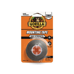Gorilla - Max Strength Mounting Tape - 1.5m Black