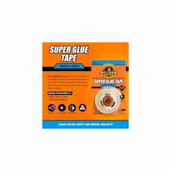 Super Glue Tape, 6.1m x 15.88mm â Heavy Duty, Crystal Clear, No Mess Double Sided Tape, Ideal for Permanent Repairs, Quick Fixes & Craft | Bonds