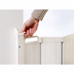 Baby Dan 60214-2400-12 baby safety gate ABS, Steel, Thermoplastic polyurethane (TPU) White
