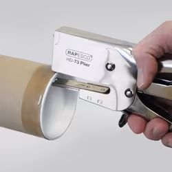 Rapesco 1169 Stapling Plier - HD-73 Traditional Packaging Plier. Uses 73/6-12mm Staples - Chrome